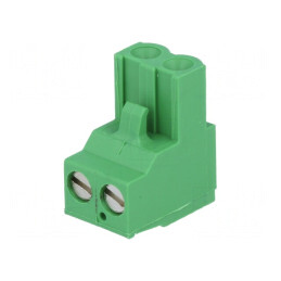 Regletă de conexiuni deconectabilă 5,08mm 2 piste dreaptă mufă | Electronic-mag.ro | Componente Electronice