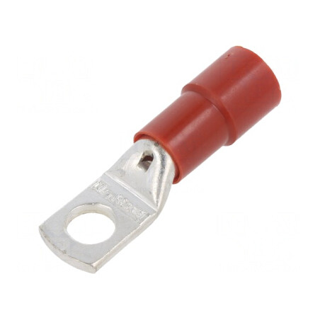 Vârf Inelar Tubular M10 10.5mm 35mm2 Crimpat 2AWG | Electronic-mag.ro | Componente Electronice