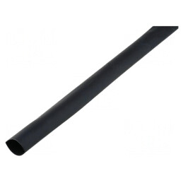 Manşon termocontractabil cu adeziv 4,8mm negru 1m | Electronic-mag.ro | Componente Electronice