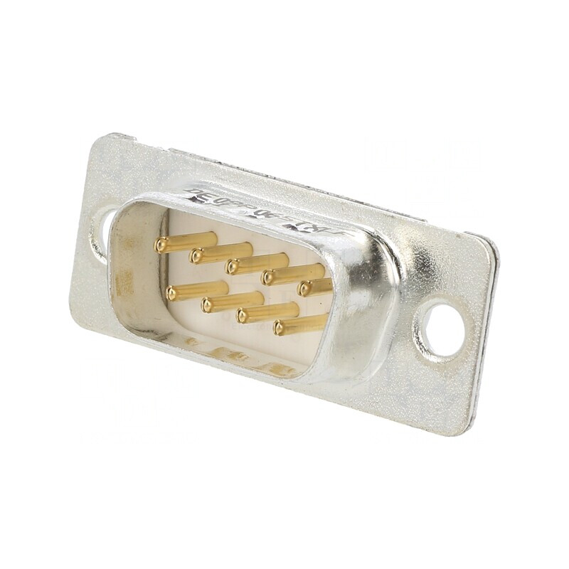 Conector D-Sub 9-Pini Montare Panou 5A | Electronic-mag.ro | Componente Electronice