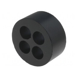 Insert Presetupă 7mm M32 IP54 4 Orificii NBR Cauciuc | Electronic-mag.ro | Componente Electronice