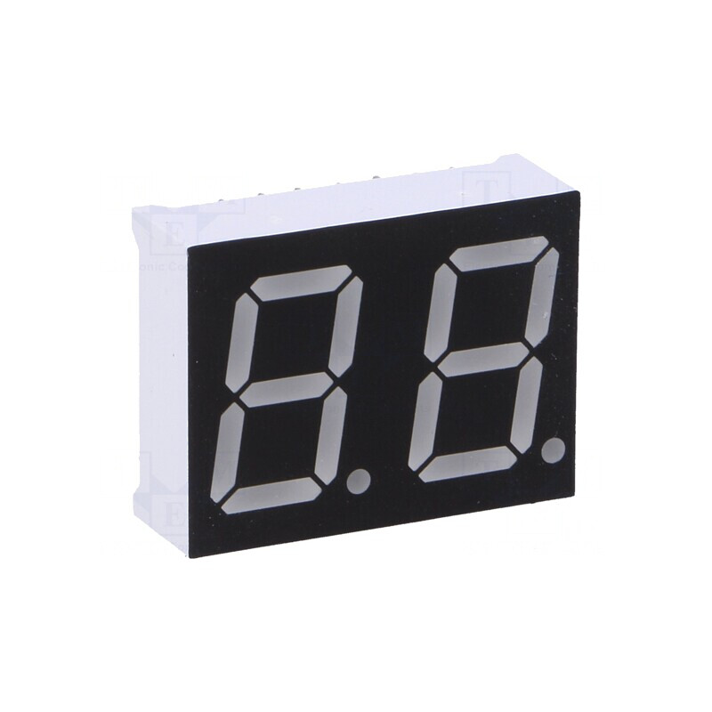 Afișaj LED 7 Segmente 14,2mm 2 Digits Albastru | Electronic-mag.ro | Componente Electronice Afișaj LED 7 Segmente 14,2mm 2 Digits Albastru | Electronic-mag.ro | Componente Electronice
