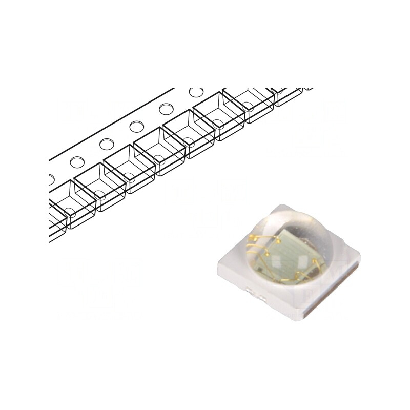 LED Putere Cyan 3W 70-83lm 130° | Electronic-mag.ro | Componente Electronice
