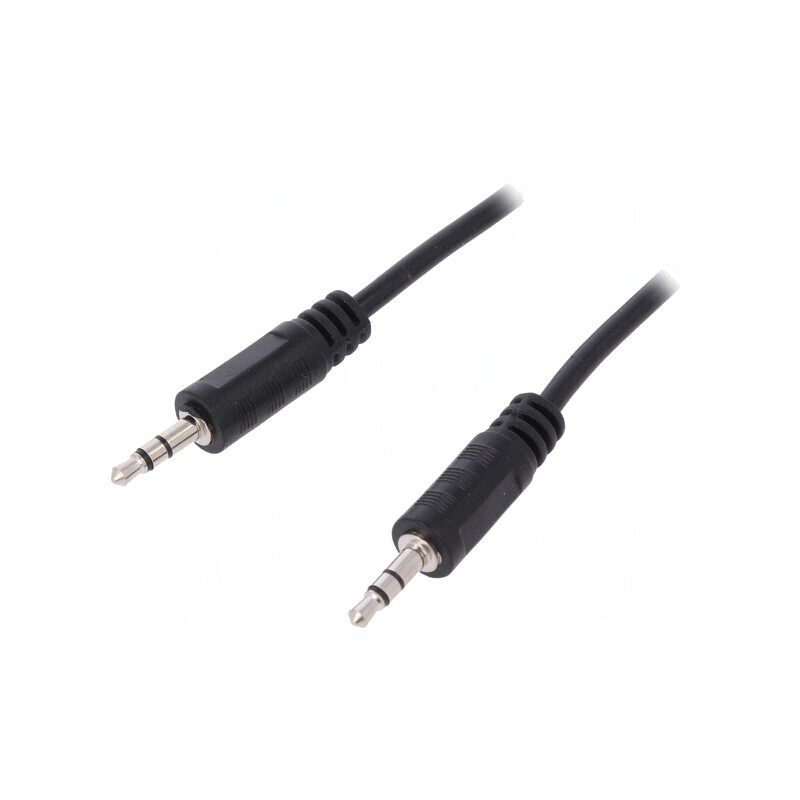 Cablu Audio Jack 3.5mm 1m Negru | Electronic-mag.ro | Componente Electronice