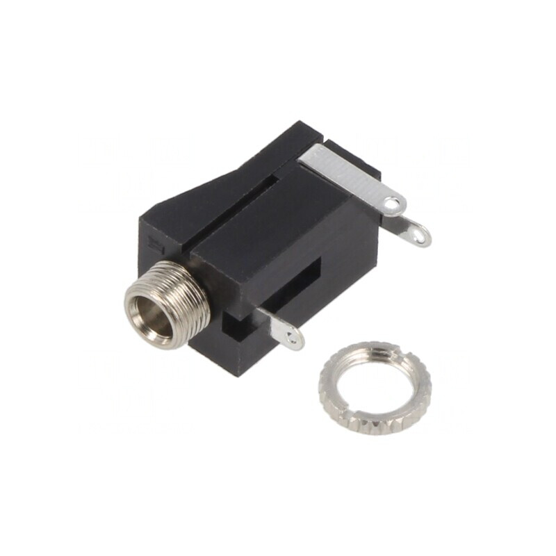 Soclu Jack 3,5mm Mono PCB 90° | Electronic-mag.ro | Componente Electronice