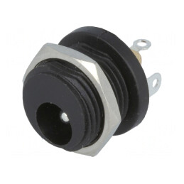 Conector Alimentare DC 5,5x2,5mm pentru Lipire | Electronic-mag.ro | Componente Electronice