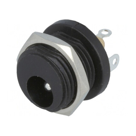Conector Alimentare DC 5,5x2,5mm pentru Lipire | Electronic-mag.ro | Componente Electronice