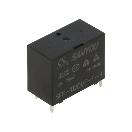Releu Electromagnetic SPST-NO 12VDC 25A SFK-H | Electronic-mag.ro | Componente Electronice