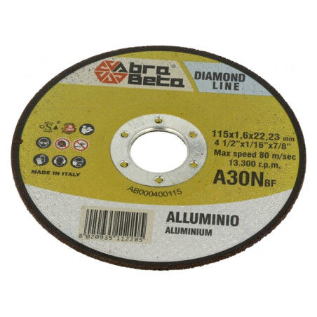 Disc de tăiere 115mm 22,23mm 1,6mm | Electronic-mag.ro | Componente Electronice