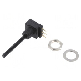 Potentiometru Axial 1kΩ 200mW THT 4mm Plastic Mono Cărbune | Electronic-mag.ro | Componente Electronice