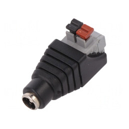 Adaptor Conexiune 5,5/2,1mm Bornă cu Arc | Electronic-mag.ro | Componente Electronice