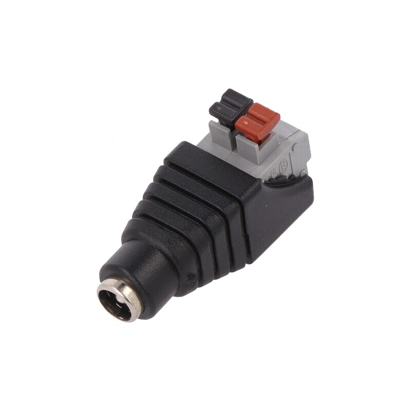 Adaptor Conexiune 5,5/2,1mm Bornă cu Arc | Electronic-mag.ro | Componente Electronice