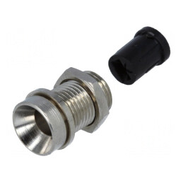 Montură LED 5mm Nichel Încastrat | Electronic-mag.ro | Componente Electronice