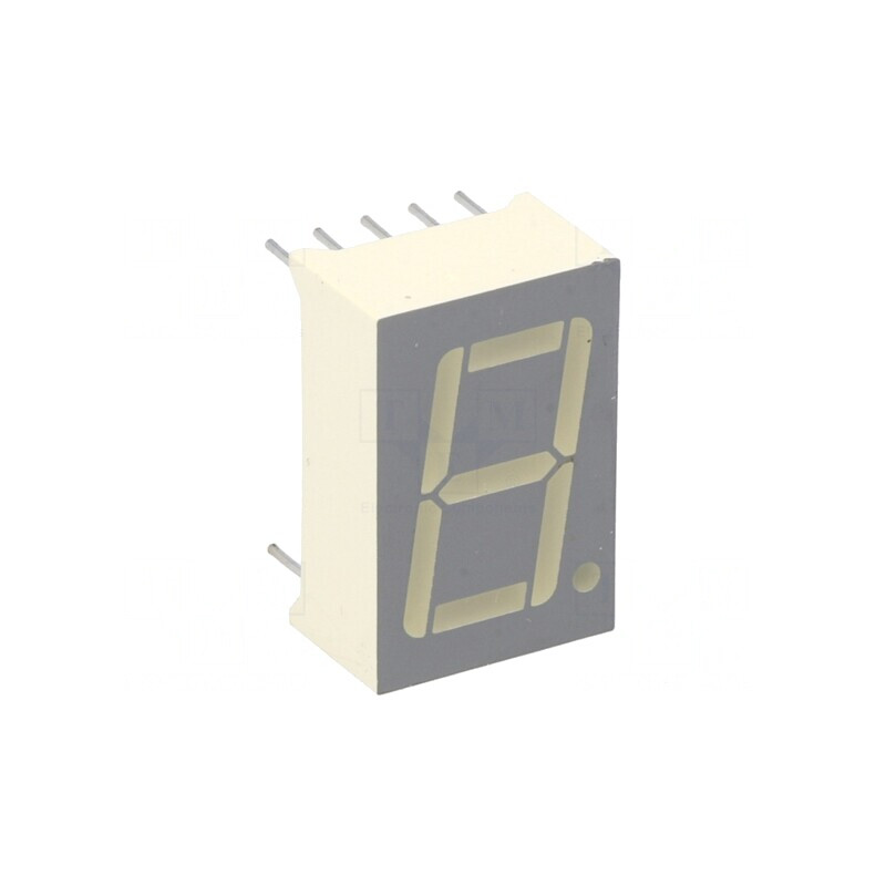 Afişaj LED 7 Segmente 14.22mm Roşu Catod | Electronic-mag.ro | Componente Electronice