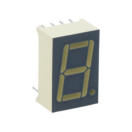 Afișaj LED 7 segmente 14,22mm roșu catod unic | Electronic-mag.ro | Componente Electronice