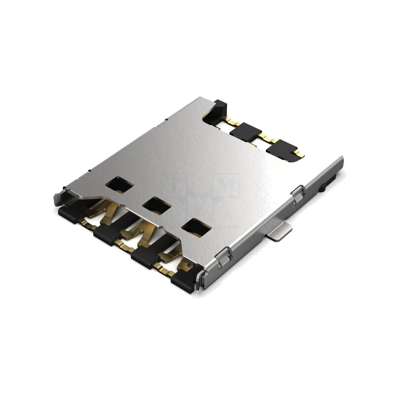 Conector Nano SIM Push-Pull SMT Gold | Electronic-mag.ro | Componente Electronice