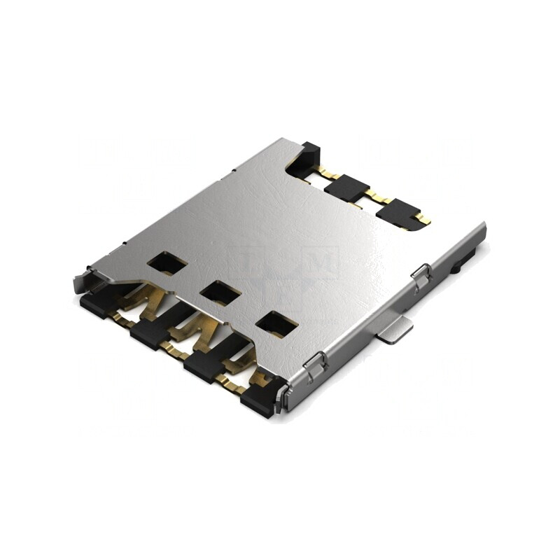 Conector Nano SIM 6 Pin 1,35mm Gold SMT | Electronic-mag.ro | Componente Electronice Conector Nano SIM 6 Pin 1,35mm Gold SMT | Electronic-mag.ro | Componente Electronice