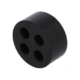 Insert Presetupă 6mm M32 4 Orificii IP54 Cauciuc NBR | Electronic-mag.ro | Componente Electronice
