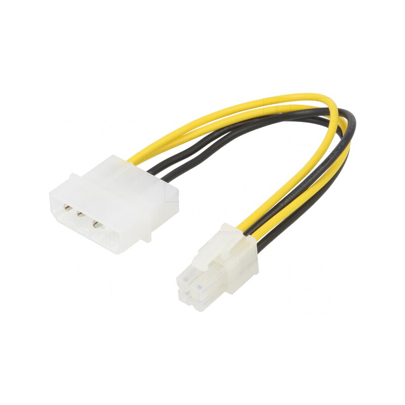 Cablu de Alimentare ATX P4 Mamă la Molex Tată 0.16m | Electronic-mag.ro | Componente Electronice