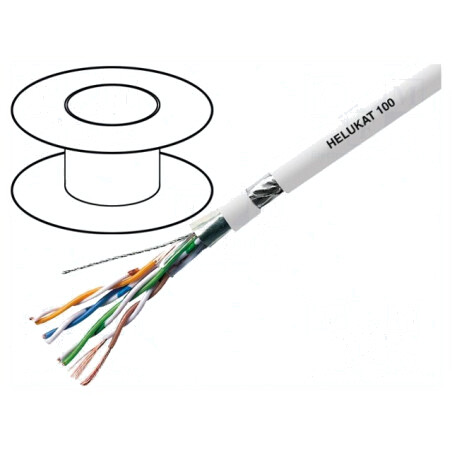 Cablu F/UTP Cat5e 100m Gri | Electronic-mag.ro | Componente Electronice