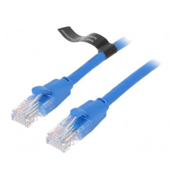 Patch Cord U/UTP Cat6 Albastru 1.5m | Electronic-mag.ro | Componente Electronice