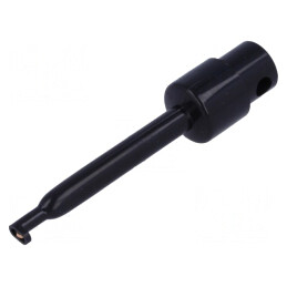 Clips de măsurare negru cu cârlig 3A 60VDC ABS | Electronic-mag.ro | Componente Electronice