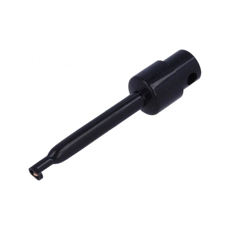 Clips de măsurare negru cu cârlig 3A 60VDC ABS | Electronic-mag.ro | Componente Electronice