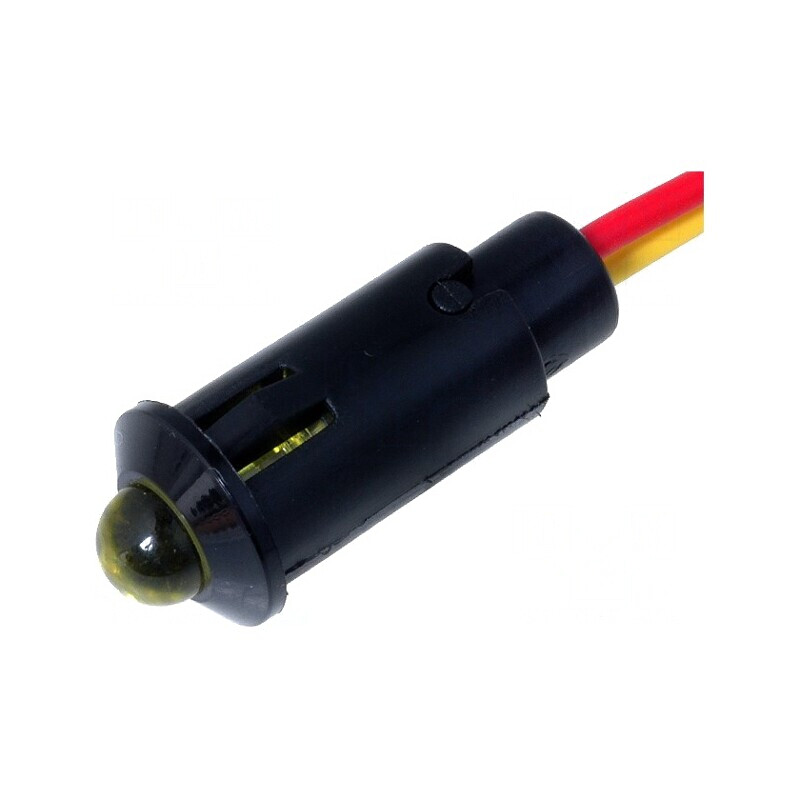 Lampă LED Galbenă 24VDC Ø8,2mm IP40 | Electronic-mag.ro | Componente Electronice