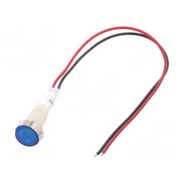 Lampă LED albastră 12V Ø10mm | Electronic-mag.ro | Componente Electronice