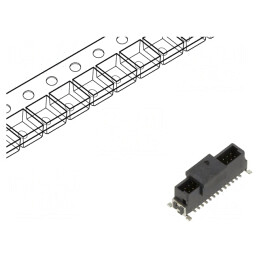 Conector PCB-PCB Mamă 12 PIN 1,27mm SMT Archer Kontrol | Electronic-mag.ro | Componente Electronice