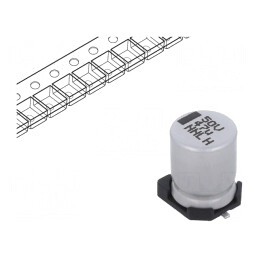 Condensator Electrolitic SMD 47uF 50V 8x8x10mm | Electronic-mag.ro | Componente Electronice