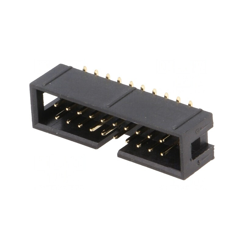 Soclu IDC Tată 20 PIN Vertical SMT Gold 2,54mm | Electronic-mag.ro | Componente Electronice