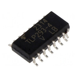 Optocuplor SMD 3,75kV 80V 50mA SO16 | Electronic-mag.ro | Componente Electronice
