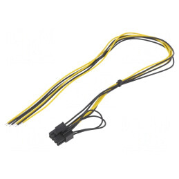 Cablu de alimentare PCIe 8 pin 0,45m | Electronic-mag.ro | Componente Electronice