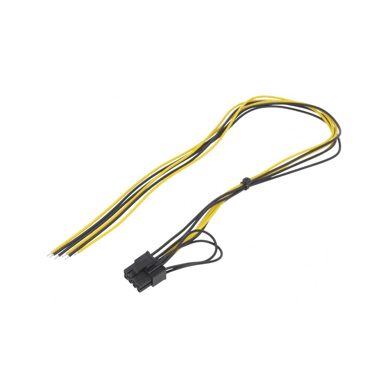 Cablu de alimentare PCIe 8 pin 0,45m | Electronic-mag.ro | Componente Electronice