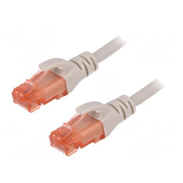 Patch cord UTP Cat6 Gri 0.5m LSZH | Electronic-mag.ro | Componente Electronice