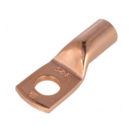 Vârf Inelar Tubular M8 25mm2 Crimpat Cupru 30,5mm | Electronic-mag.ro | Componente Electronice