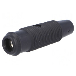 Adaptor Banană 4mm Negru Priză 4mm | Electronic-mag.ro | Componente Electronice