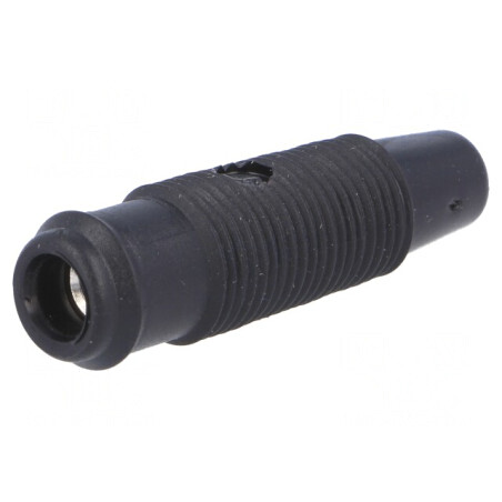 Adaptor Banană 4mm Negru Priză 4mm | Electronic-mag.ro | Componente Electronice