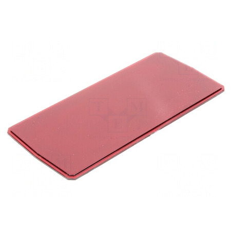 Filtru KM-85 80x173x3mm Roșu | Electronic-mag.ro | Componente Electronice
