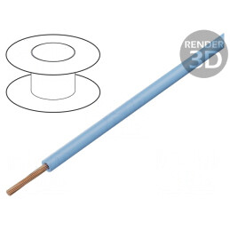 Cablu Cupru 1,5mm2 PVC Albastru Deschis 100m | Electronic-mag.ro | Componente Electronice