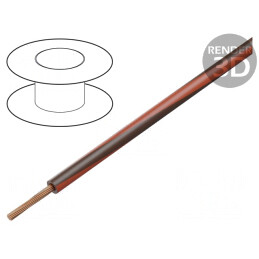 Cablu Electic 1.5mm2 PVC Maro-Roșu 300V/500V | Electronic-mag.ro | Componente Electronice
