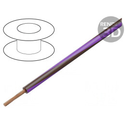 Cablu Electric PVC 1,5mm² Maro-Violet 100m | Electronic-mag.ro | Componente Electronice