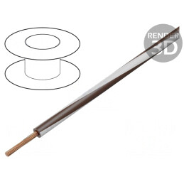 Cablu Electric 1.5mm² PVC Maro-Alb 100m | Electronic-mag.ro | Componente Electronice