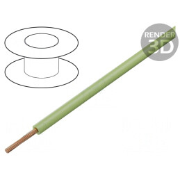 Cablu Electric PVC Verde 1,5mm2 300/500V | Electronic-mag.ro | Componente Electronice