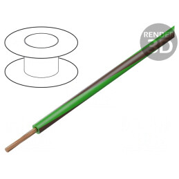 Cablu Electric 1,5mm2 PVC Verde-Maro 300V/500V | Electronic-mag.ro | Componente Electronice