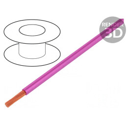 Cablu PVC Roz 1,5mm2 100m | Electronic-mag.ro | Componente Electronice