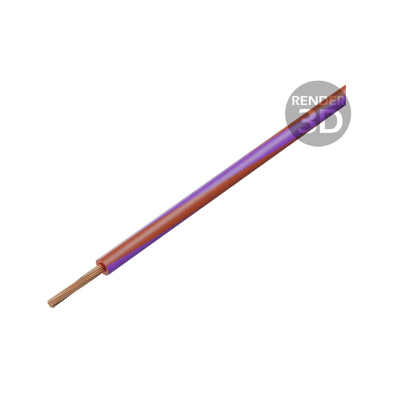 Cablu Electric PVC Roșu-Violet 1,5mm2 300V/500V | Electronic-mag.ro | Componente Electronice