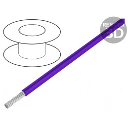 Cablu Electric PVC Violet 1,5mm2 100m | Electronic-mag.ro | Componente Electronice
