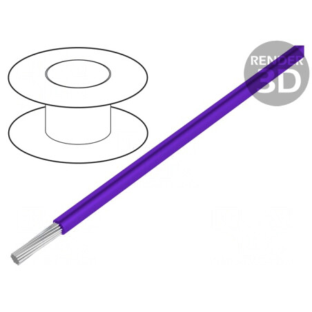 Cablu Electric PVC Violet 1,5mm2 100m | Electronic-mag.ro | Componente Electronice